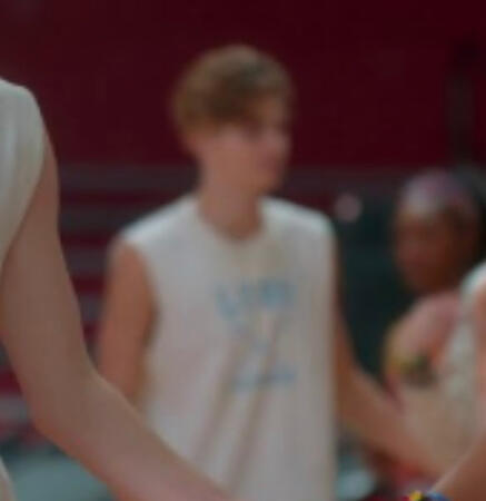 me but awkwardly dancing background character